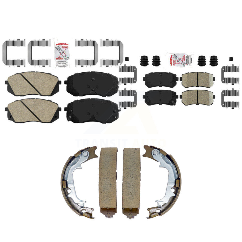 Ceramic Disc Brake Pads Front Rear Kit For Hyundai Tucson Kia Sportage AWD