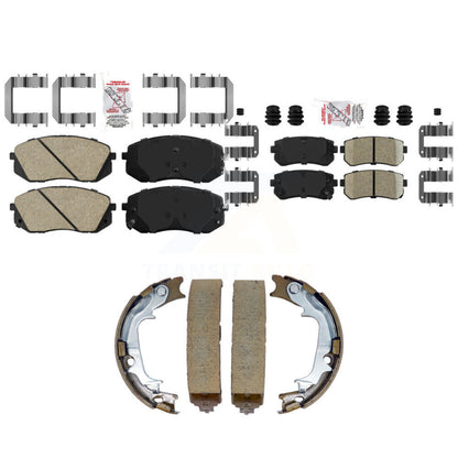 Ceramic Disc Brake Pads Front Rear Kit For Hyundai Tucson Kia Sportage AWD