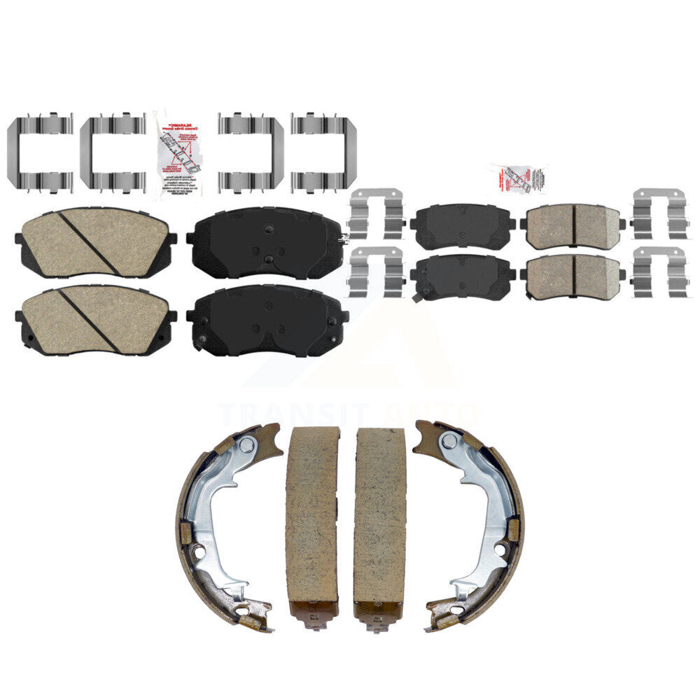 Ceramic Disc Brake Pads Front Rear Kit For Hyundai Tucson Kia Sportage AWD