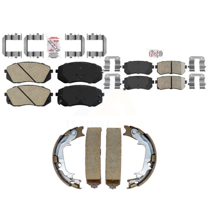 Ceramic Disc Brake Pads Front Rear Kit For Hyundai Tucson Kia Sportage AWD