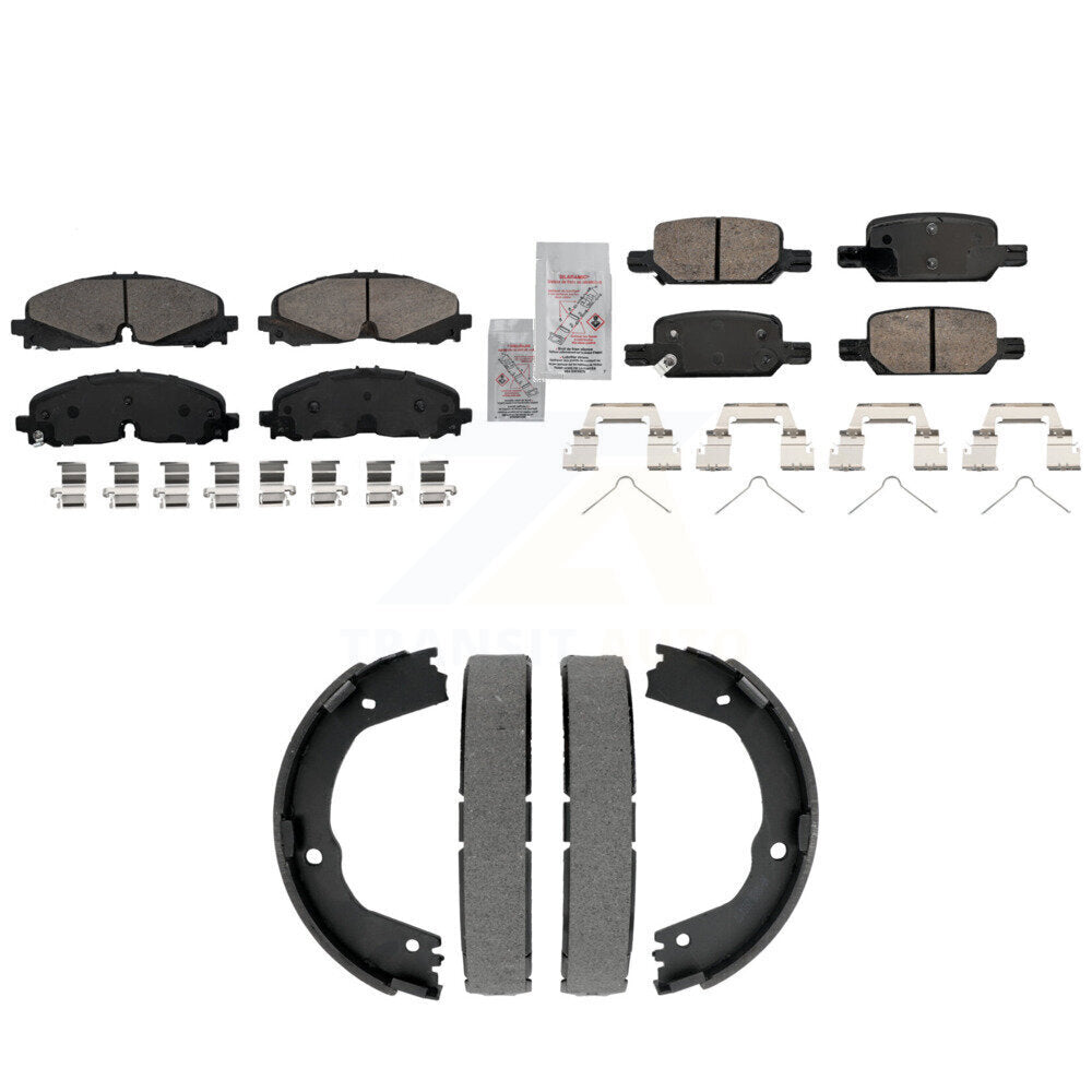 Ceramic Disc Brake Pads Front Rear Kit For Chevrolet Colorado GMC Canyon