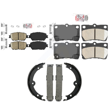 Ceramic Disc Brake Pads Front Rear Kit For Lexus IS250 GS300