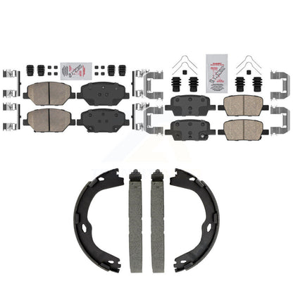 Ceramic Disc Brake Pads Front Rear Kit For Chevrolet Camaro