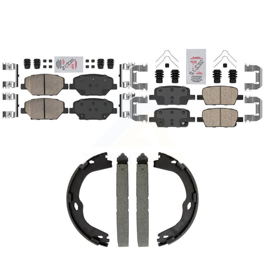 Ceramic Disc Brake Pads Front Rear Kit For Chevrolet Camaro