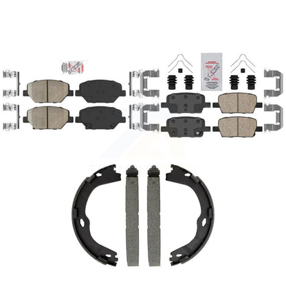 Ceramic Disc Brake Pads Front Rear Kit For Chevrolet Camaro