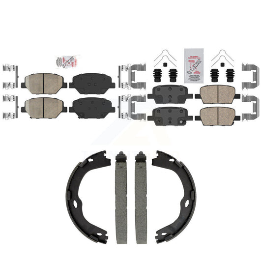 Ceramic Disc Brake Pads Front Rear Kit For Chevrolet Camaro