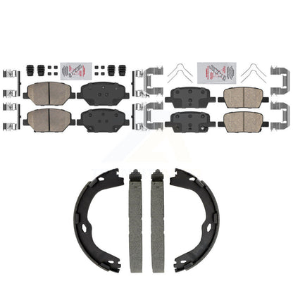 Ceramic Disc Brake Pads Front Rear Kit For Chevrolet Camaro
