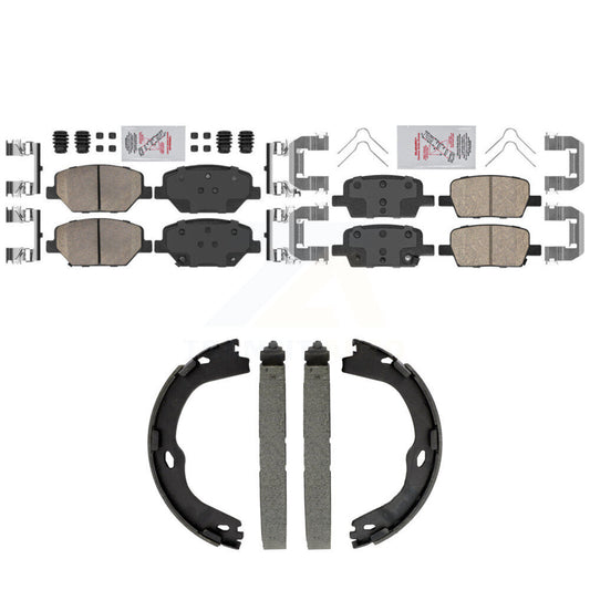 Ceramic Disc Brake Pads Front Rear Kit For Chevrolet Camaro
