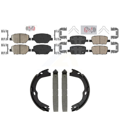 Ceramic Disc Brake Pads Front Rear Kit For Chevrolet Camaro