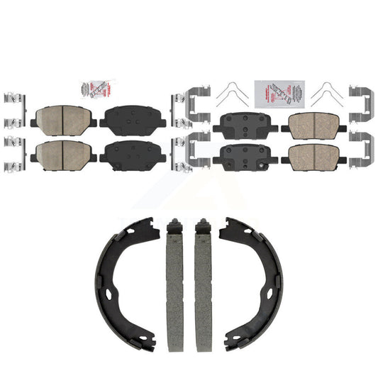 Ceramic Disc Brake Pads Front Rear Kit For Chevrolet Camaro