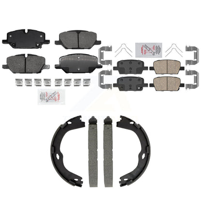 Ceramic Disc Brake Pads Front Rear Kit For Chevrolet Camaro LT LS with 2.0L