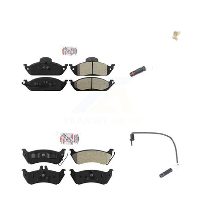 Ceramic Brake Pad Wear Sensor Front Rear Kit For Mercedes-Benz ML320 ML350 ML430