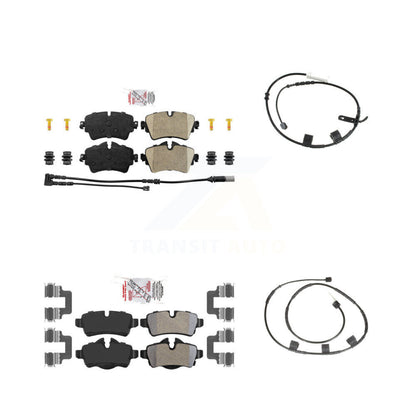 Ceramic Brake Pad And Extra Wear Sensor Front Rear Kit For 2015 Mini Cooper 1.6L