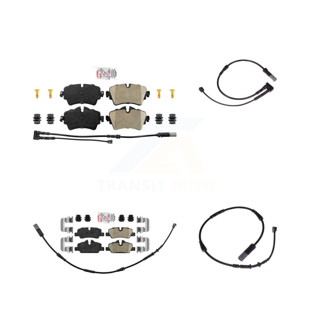 Ceramic Disc Brake Pads And Extra Wear Sensors Front Rear Kit For Mini Cooper