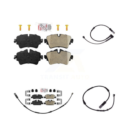Ceramic Disc Brake Pads And Extra Wear Sensors Front Rear Kit For Mini Cooper