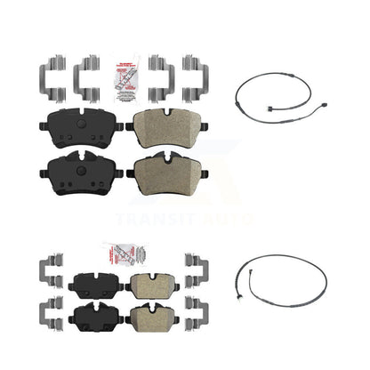 Ceramic Brake Pads Wear Sensor Front Rear Kit For Mini Cooper Countryman Paceman