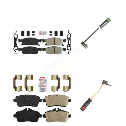 Ceramic Disc Brake Pad Wear Sensor Front Rear Kit For Mercedes-Benz GLE400 GL350
