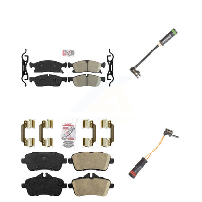 Ceramic Disc Brake Pad Wear Sensor Front Rear Kit For Mercedes-Benz GLE400 GL350