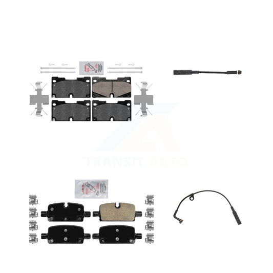 Ceramic Brake Pad Wear Sensor Front Rear Kit For GMC Chevrolet Silverado 1500 XL
