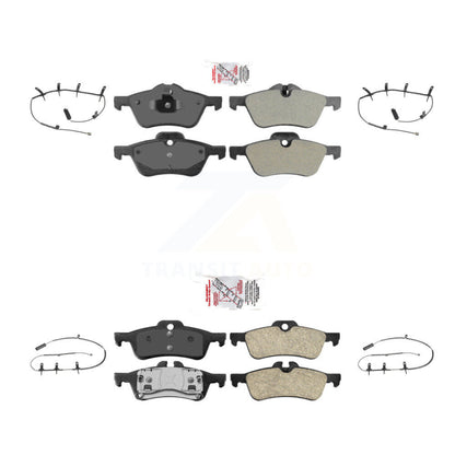 Ceramic Disc Brake Pads And Wear Sensors Front Rear Kit For Mini Cooper