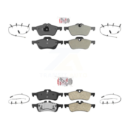 Ceramic Disc Brake Pads And Wear Sensors Front Rear Kit For Mini Cooper