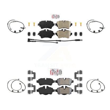 Ceramic Brake Pad And Extra Wear Sensor Front Rear Kit For 2015 Mini Cooper 1.6L