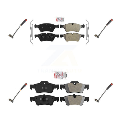 Ceramic Brake Pads Wear Sensor Front Rear Kit For Mercedes-Benz ML350 R350 GL450