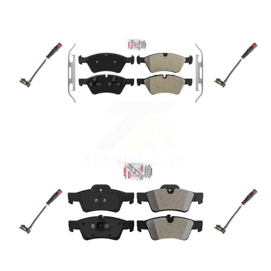 Ceramic Brake Pads Wear Sensor Front Rear Kit For Mercedes-Benz ML350 R350 GL450