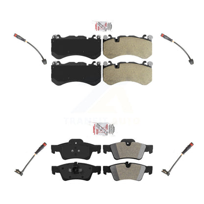 Ceramic Disc Brake Pads Wear Sensor Front Rear Kit For Mercedes-Benz G63 AMG G65