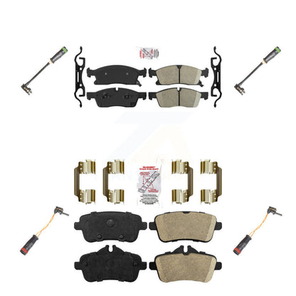 Ceramic Disc Brake Pad Wear Sensor Front Rear Kit For Mercedes-Benz GLE400 GL350
