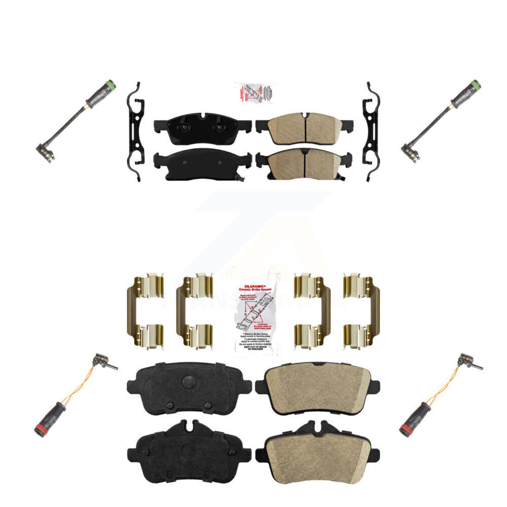 Ceramic Disc Brake Pad Wear Sensor Front Rear Kit For Mercedes-Benz GLE400 GL350
