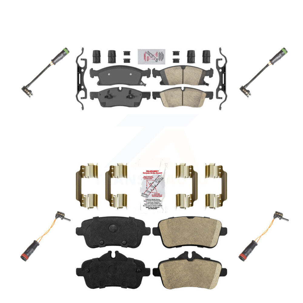 Ceramic Disc Brake Pad Wear Sensor Front Rear Kit For Mercedes-Benz GLE400 GL350