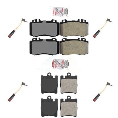 Ceramic Brake Pads Wear Sensor Front Rear Kit For Mercedes-Benz C230 SLK350 C320