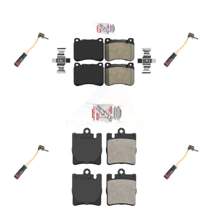 Ceramic Brake Pads Wear Sensor Front Rear Kit For Mercedes-Benz SLK350 C230 C320