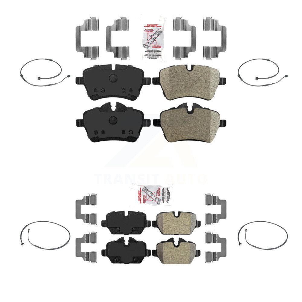 Ceramic Brake Pads Wear Sensor Front Rear Kit For Mini Cooper Countryman Paceman