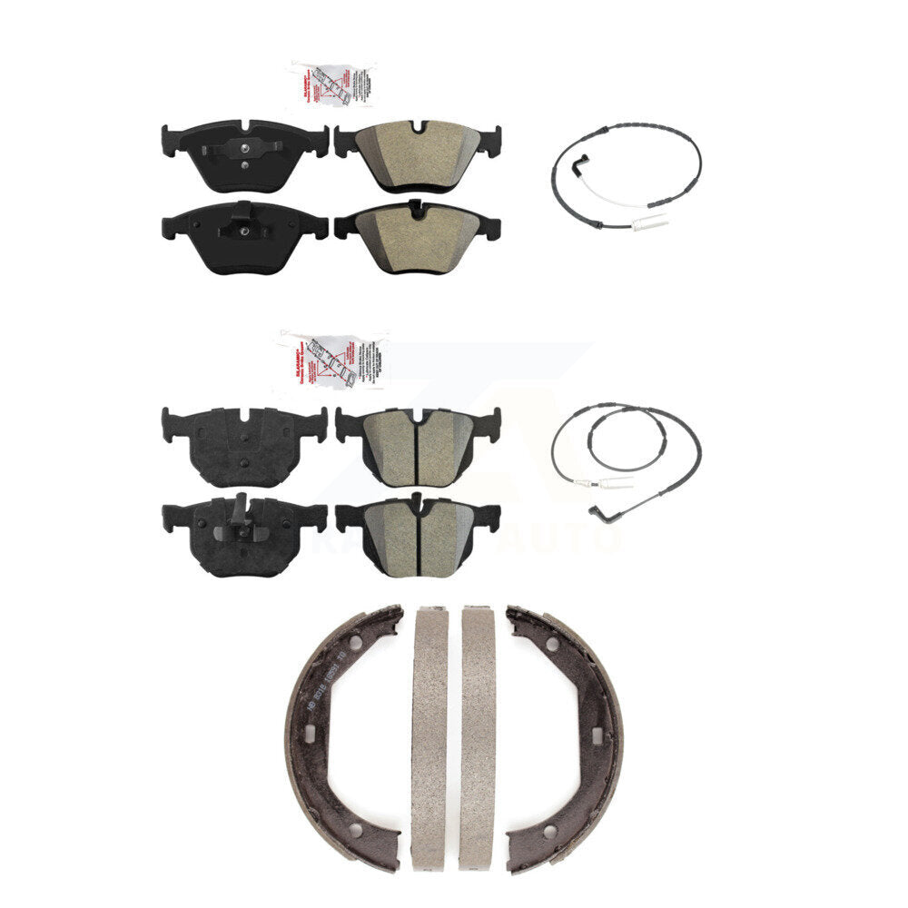 Ceramic Disc Brake Pad Wear Sensor Front Rear Kit (5Pc) For BMW 335i xDrive 3.0L