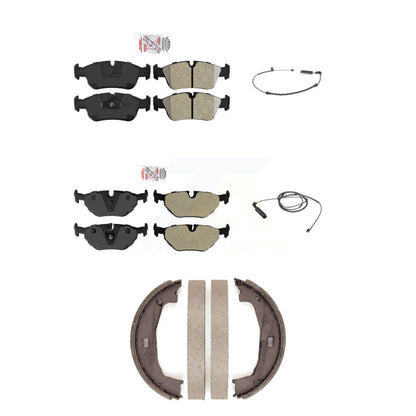 Ceramic Brake Pad Wear Sensor Front Rear Kit (5Pc) For BMW 325i 325Ci 320i 323Ci