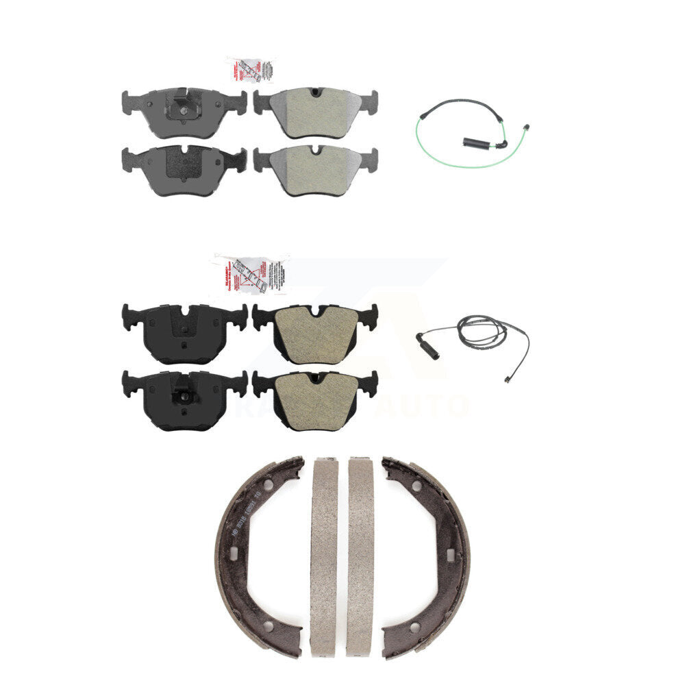 Ceramic Brake Pad Wear Sensor Front Rear Kit (5Pc) For BMW 330Ci 330i 330xi 3.0L
