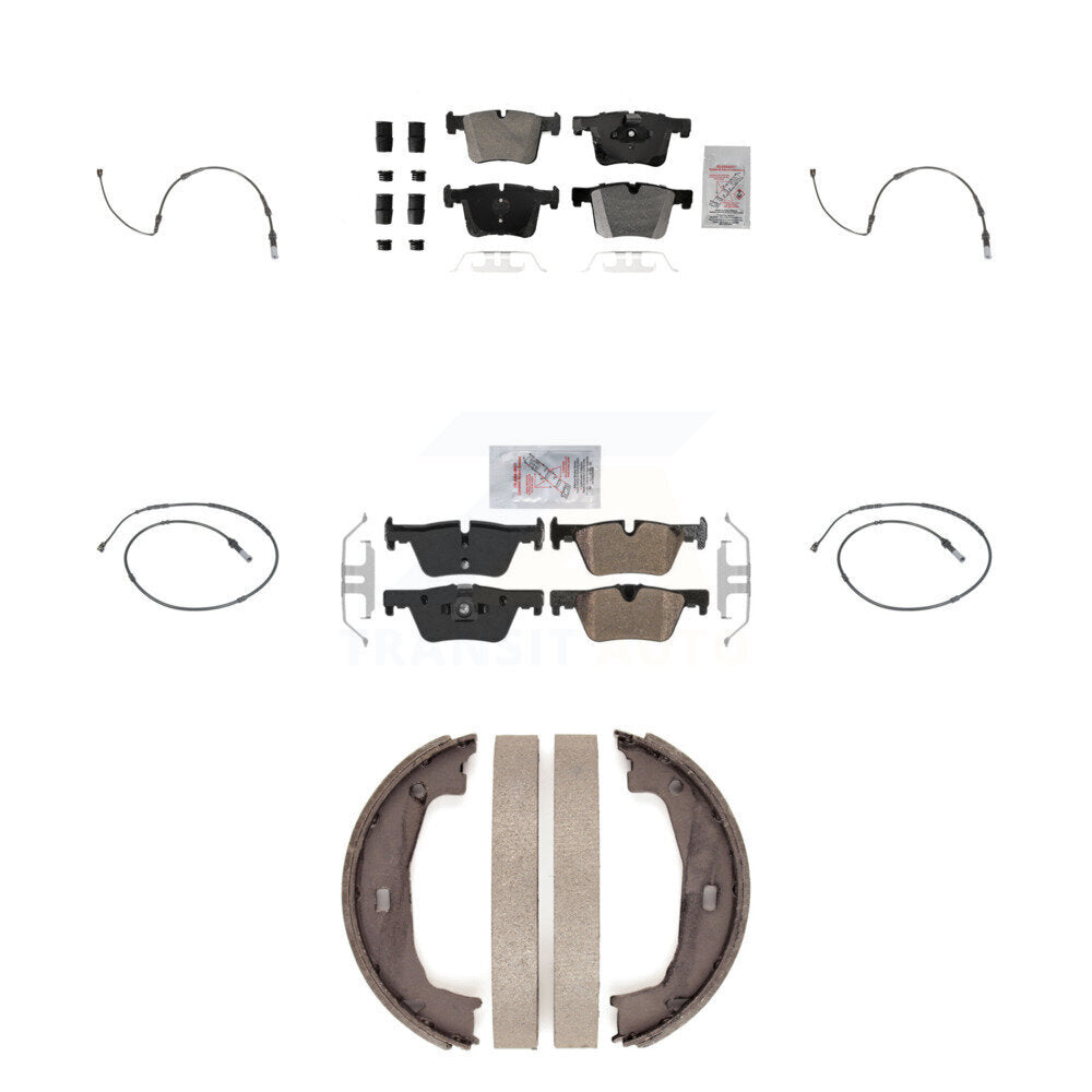 Ceramic Brake Pad Wear Sensor Front Rear Kit (7Pc) For BMW 320i xDrive 328d 2.0L