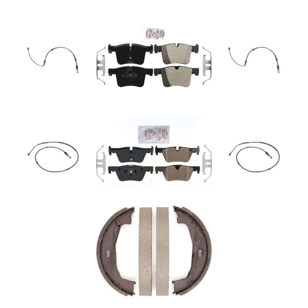 Ceramic Brake Pad Wear Sensor Front Rear Kit (7Pc) For BMW 320i xDrive 328d 2.0L