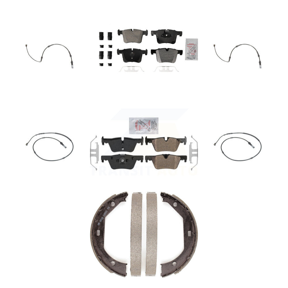 Ceramic Brake Pad Wear Sensor Front Rear Kit (7Pc) For BMW 320i xDrive 328d 2.0L