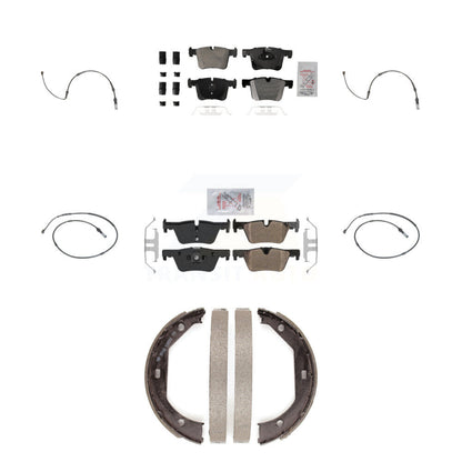 Ceramic Brake Pad Wear Sensor Front Rear Kit (7Pc) For BMW 320i xDrive 328d 2.0L