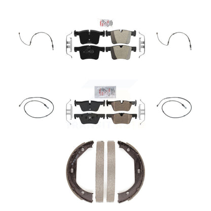 Ceramic Brake Pad Wear Sensor Front Rear Kit (7Pc) For BMW 320i xDrive 328d 2.0L