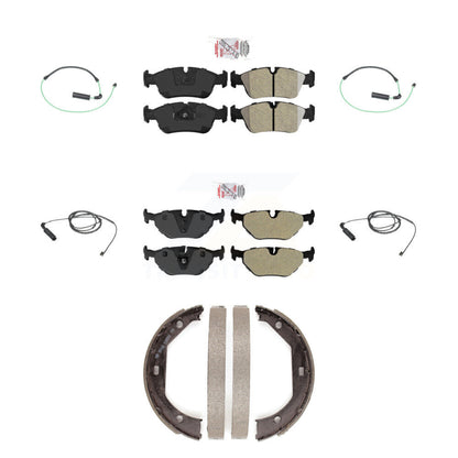 Ceramic Brake Pads Wear Sensor Front Rear Kit (7Pc) For 2001-2005 BMW 325xi 2.5L