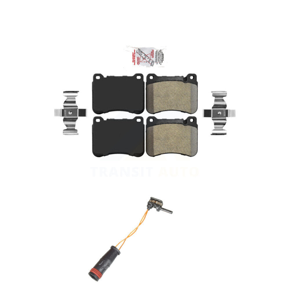 Ceramic Brake Pad And Wear Sensor Front Kit For Mercedes-Benz SLK350 C230 SLK280