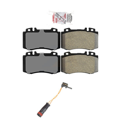 Ceramic Brake Pad Wear Sensor Front Kit For Mercedes-Benz E350 C230 SL500 SLK350