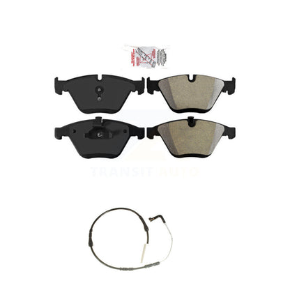 Ceramic Disc Brake Pads And Wear Sensors Front Kit For BMW 328i
