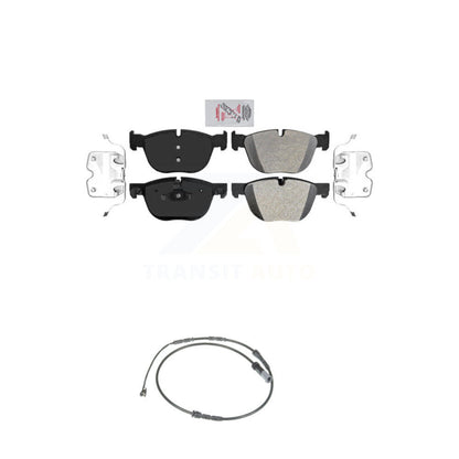 Ceramic Disc Brake Pads And Wear Sensors Front Kit For 2016-2018 BMW X4 M40i