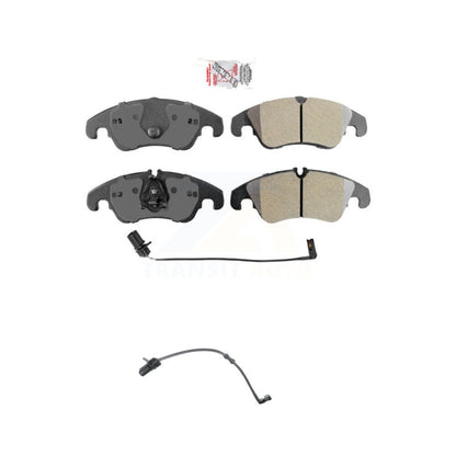 Ceramic Disc Brake Pads And Extra Wear Sensors Front Kit For Audi A7 Quattro A6