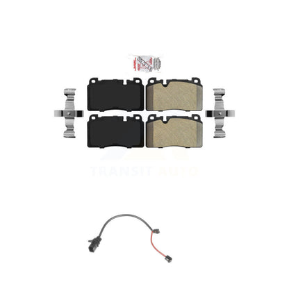 Ceramic Disc Brake Pads And Wear Sensors Front Kit For Audi Q5